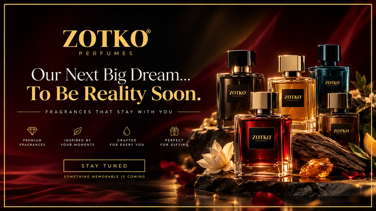 Zotko Perfumes coming soon poster